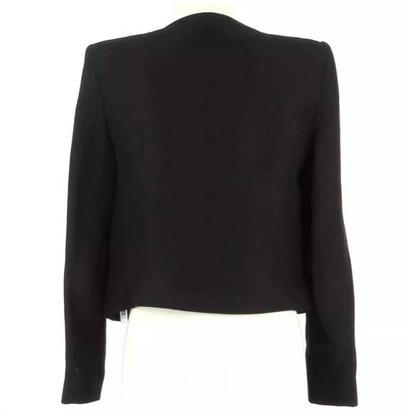 NEW ZADIG & VOLTAIRE women's vola spi deluxe jacket blazer in black noir - Picture 2 of 4